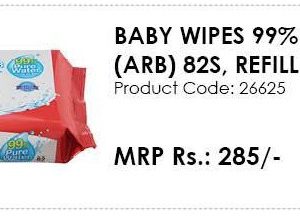 Baby Wipes 99% Water (Arb)82S, Refill