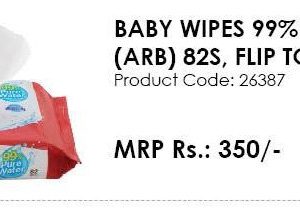 Baby Wipes 99% Water (Arb)82S, Flip Top