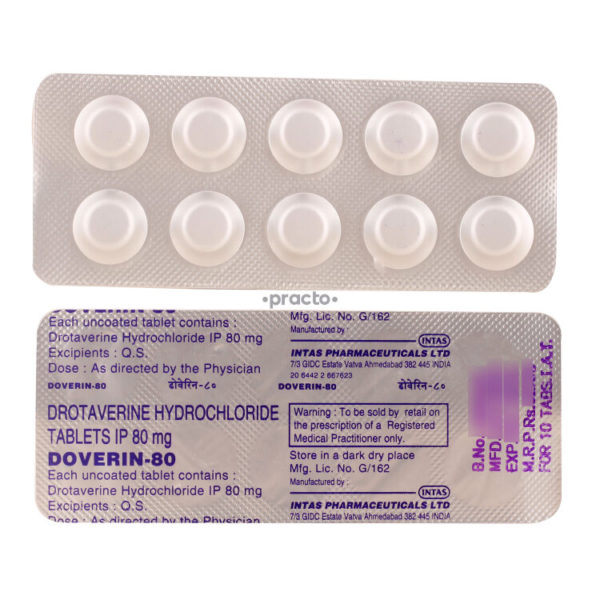 Doverin 80Mg Tab 10"S